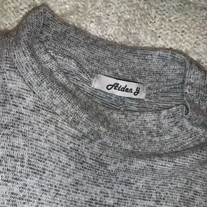 Mock Turtleneck Sweater Tank Top Dress